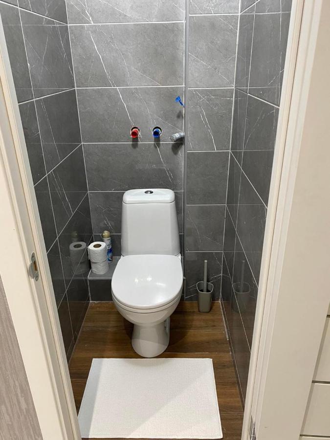 Стильная Квартира На Позняках Газ И Низкий Этаж Kyiv Exterior photo